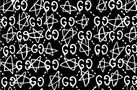 gucci ghost pattern